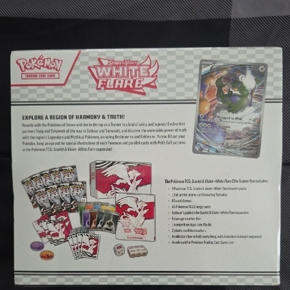 Pokemon White Flare Elite Trainer Box - Red and White - Picture 2 of 2